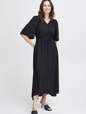 Fransa Shirt Dress 'Kamma' in Black: front
