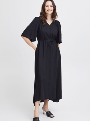Fransa Shirt dress 'Kamma' in Black: front
