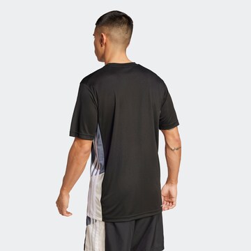 juoda ADIDAS PERFORMANCE Sportiniai marškinėliai 'ESS'