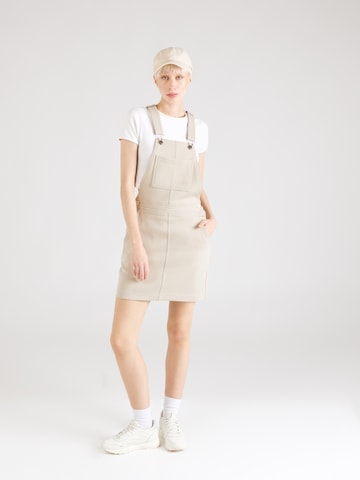 CONVERSE Dungaree skirt 'Chevron Salopette' in Beige