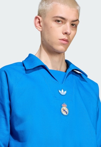 ADIDAS ORIGINALS Sweatshirt 'Real Madrid Terrace Icons' in Blauw