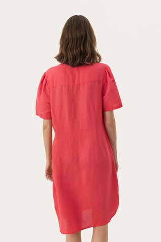 Robe fourreau 'Aminase' Part Two en rouge