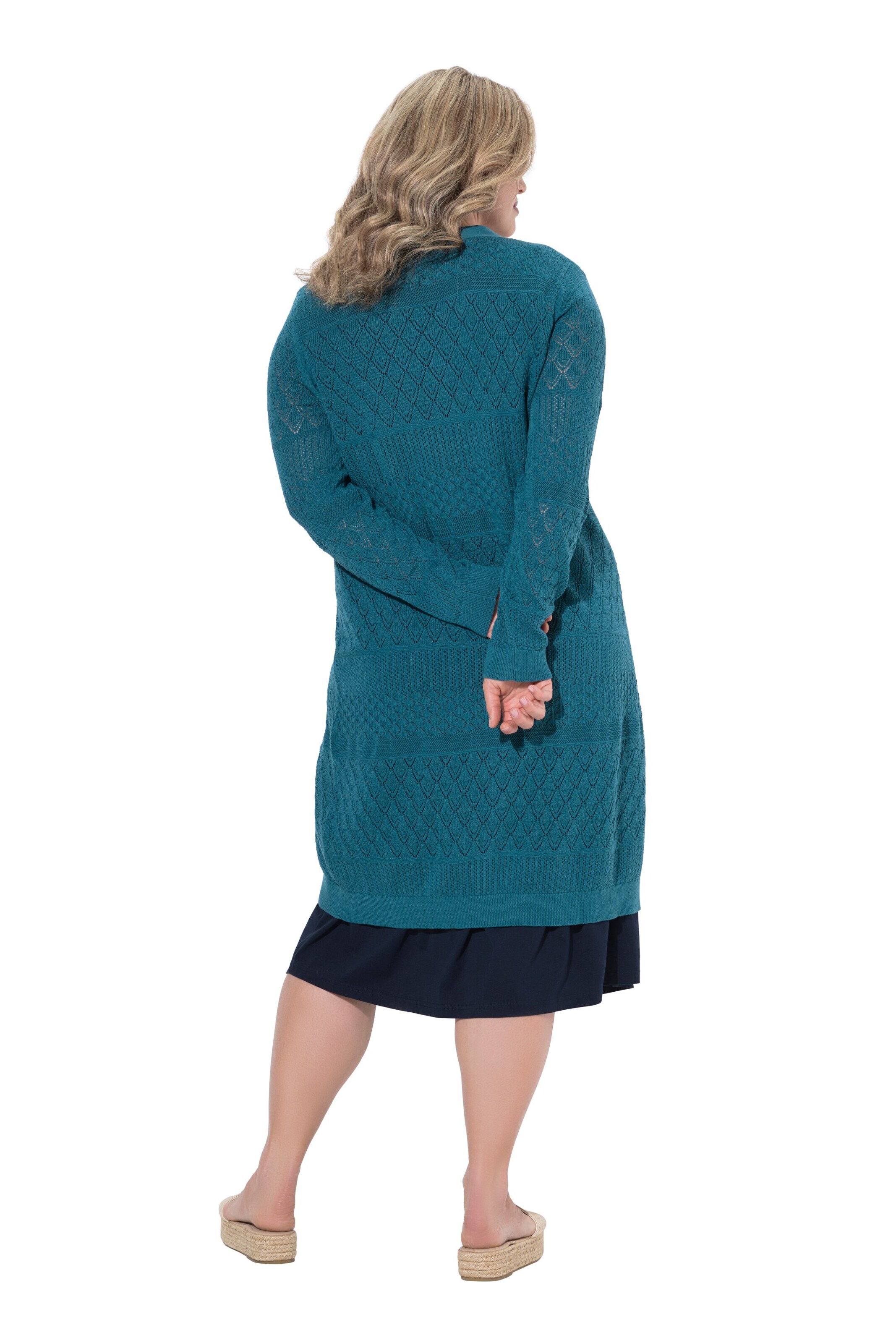 Ulla Popken Knit cardigan in Blue