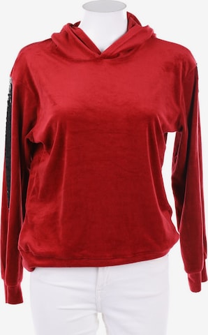 UNBEKANNT Sweatshirt & Zip-Up Hoodie in S in Red: front