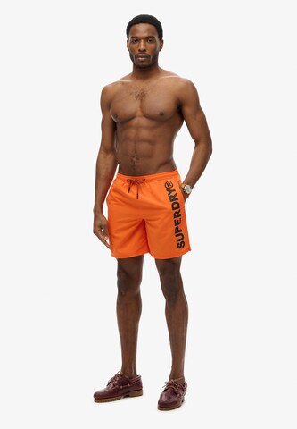 Superdry Zwemshorts in Oranje