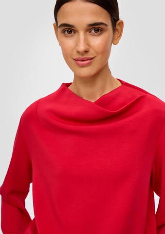 s.Oliver BLACK LABEL - Sweatshirt em vermelho