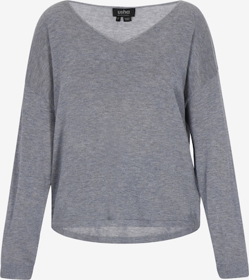 usha BLACK LABEL Pullover in Grau: Vorderseite