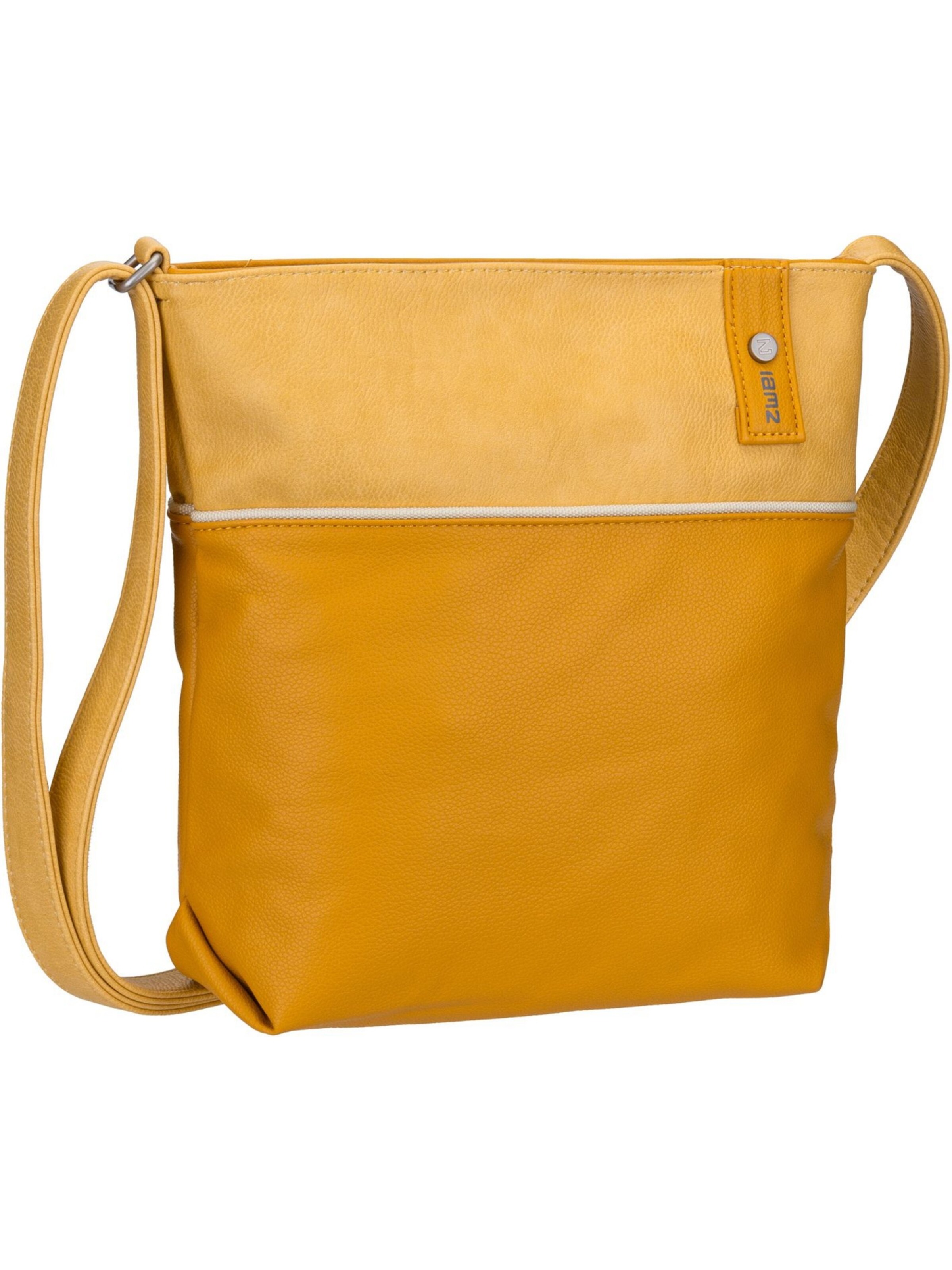 ZWEI Handbag ' Jana J10 ' in Yellow: front