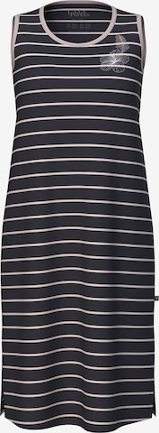 Chemise de nuit Ulla Popken en noir : devant