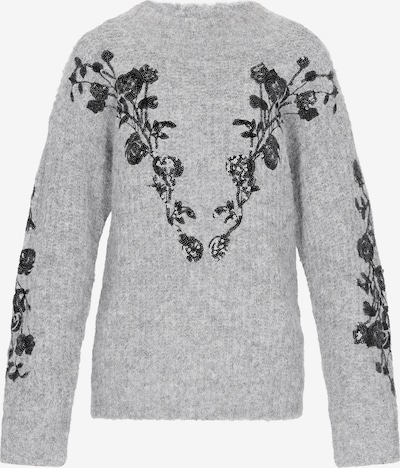 usha FESTIVAL Neulepaita värissä vaaleanharmaa / musta, Tuotenäkymä