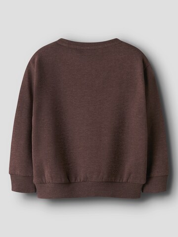 NAME IT - Sweatshirt 'NMMOLAF' em castanho