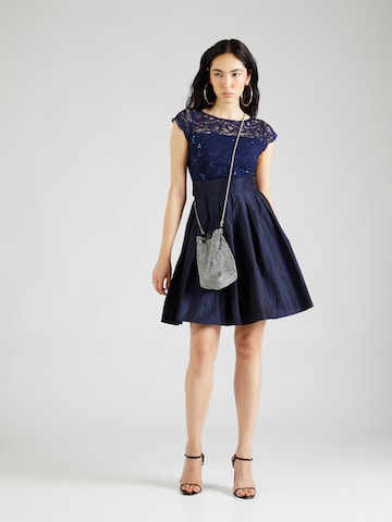 Robe de cocktail SWING en bleu