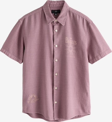Coupe regular Chemise Next en violet : devant
