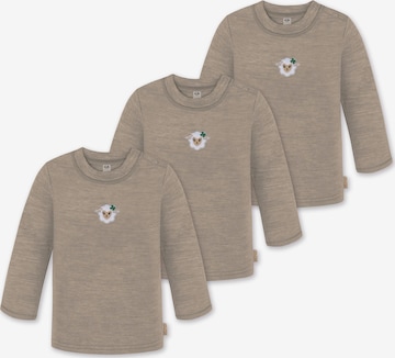 normani Shirt 'Taupo' in Bruin: voorkant