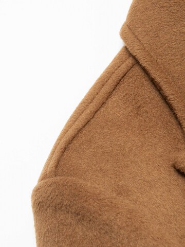 Manteau d’hiver 'Gewebe' ALLTHEMEN en marron