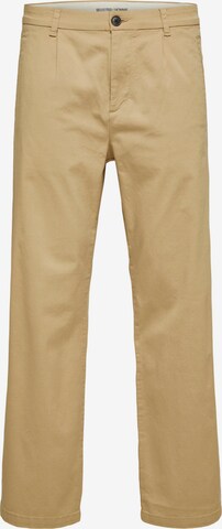 regular Pantaloni chino di SELECTED HOMME in marrone: frontale