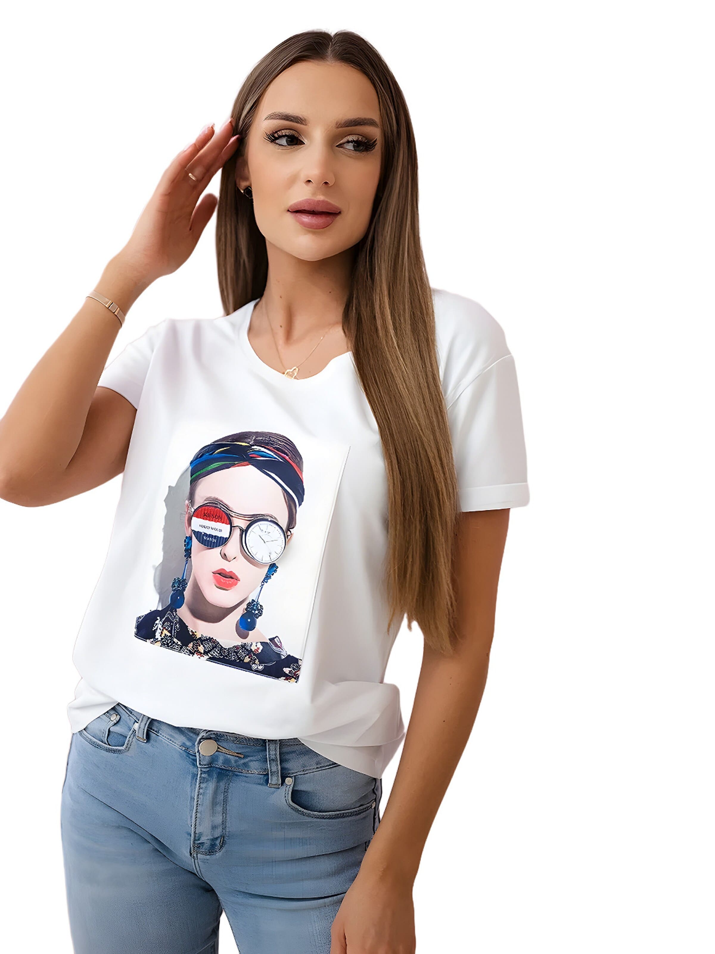 Lumera Koszulka w kolorze biały: przód