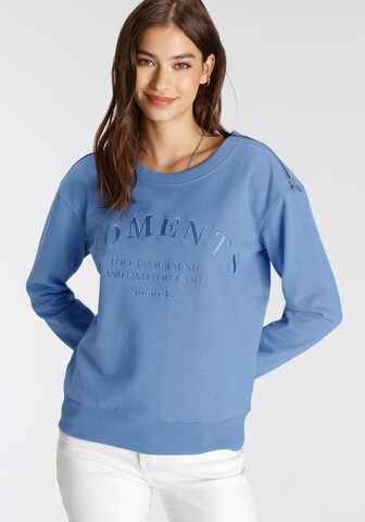 TAMARIS Sweatshirt in Blau: predná strana