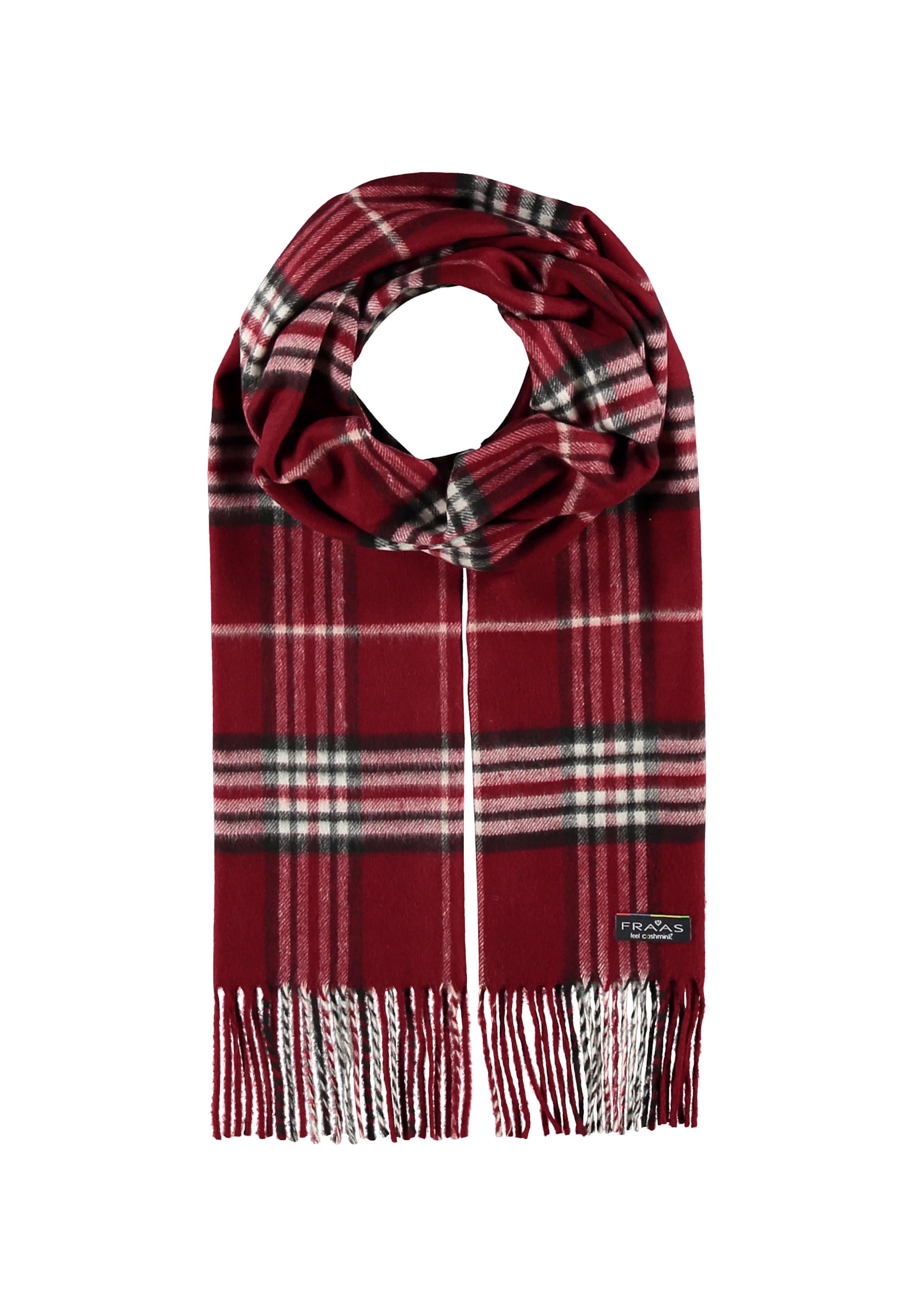 FRAAS Scarf in Red: front