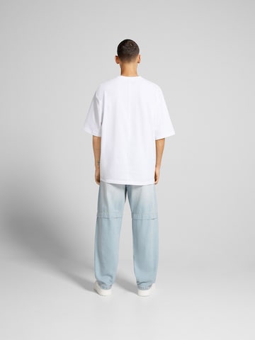 Bershka Loosefit Farmer - kék