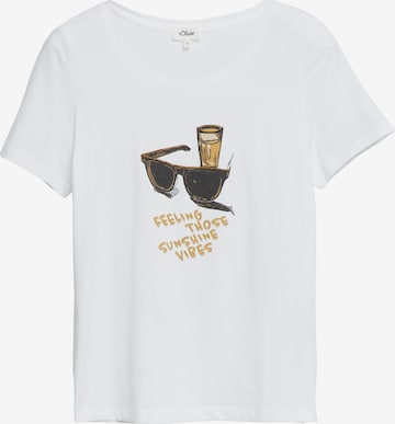 s.Oliver Shirt in White: front