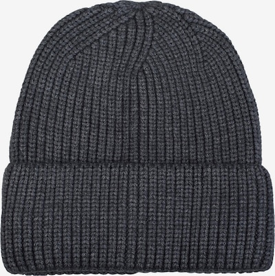 styleBREAKER Mütze 'Feinstrick Beanie Mütze mit Krempe' in 54-64 in anthrazit, Produktansicht