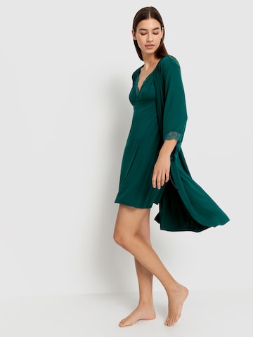 LSCN by LASCANA Dressing gown in Green: front