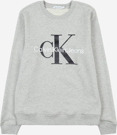 Calvin Klein Jeans Sweatshirt in mottled grey / Black / White, Item view
