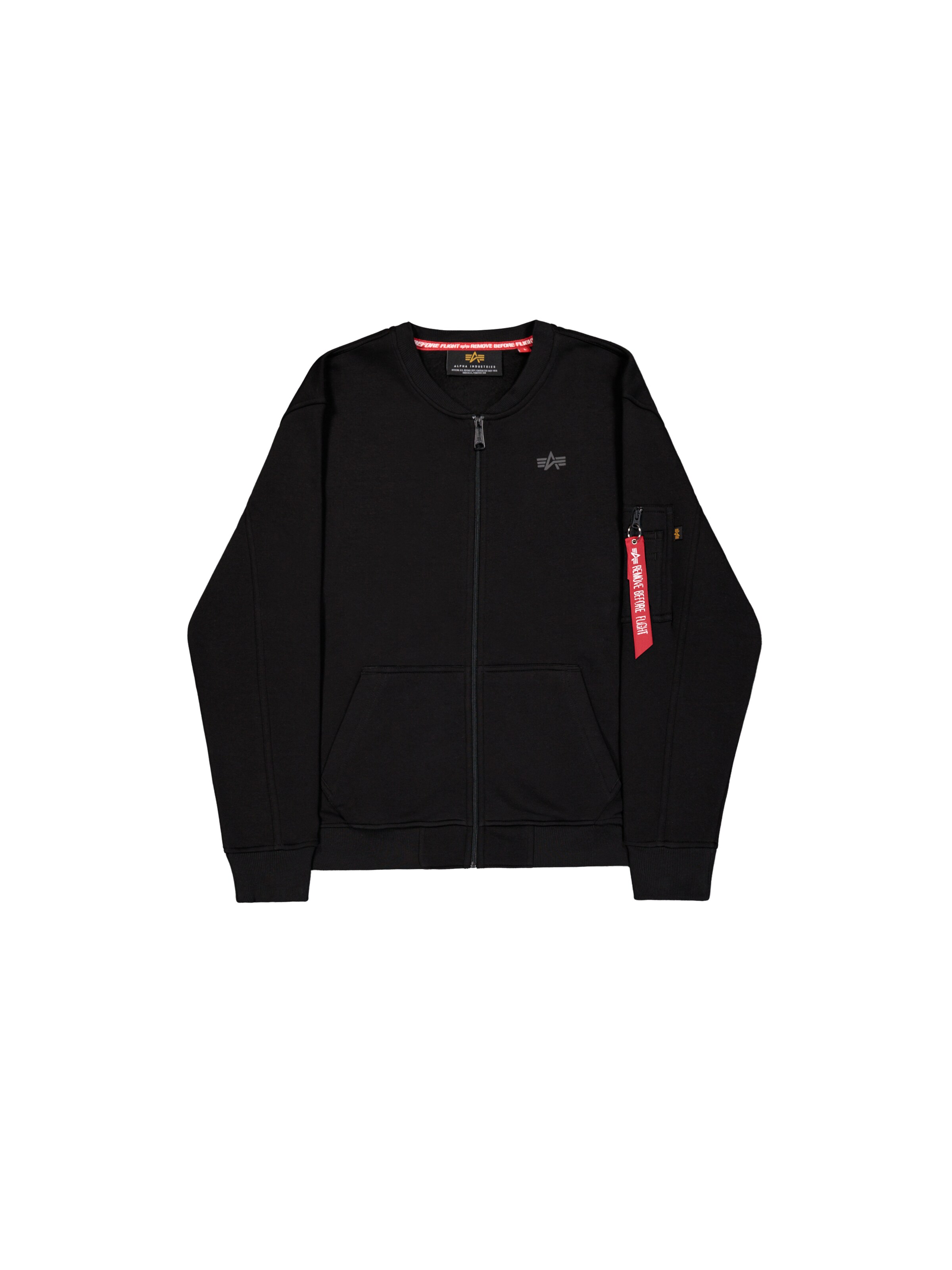 ALPHA INDUSTRIES Between-Season Jacket in Black: front