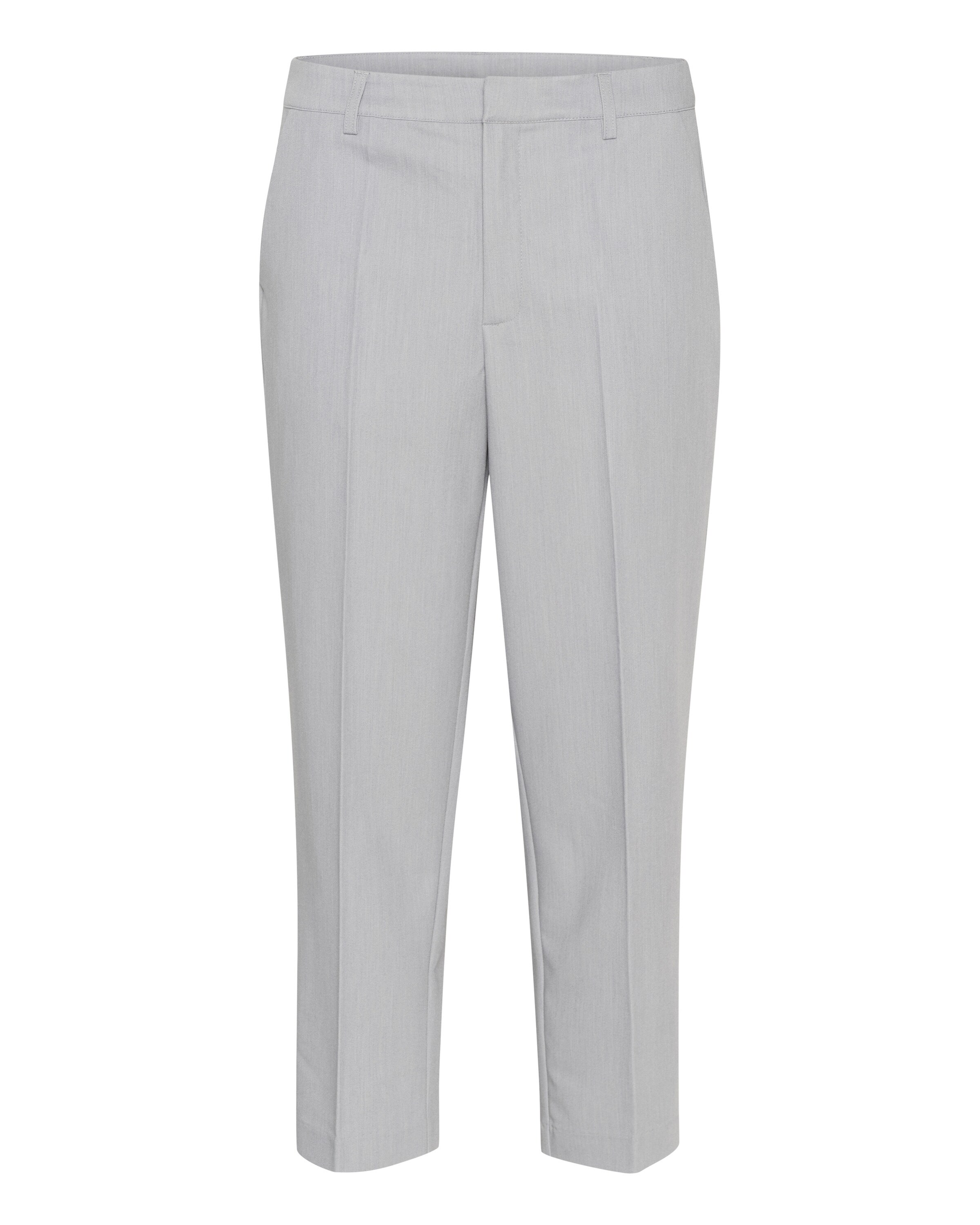 Kaffe Bügelfaltenhose 'Sakura' in Grau: Vorderseite