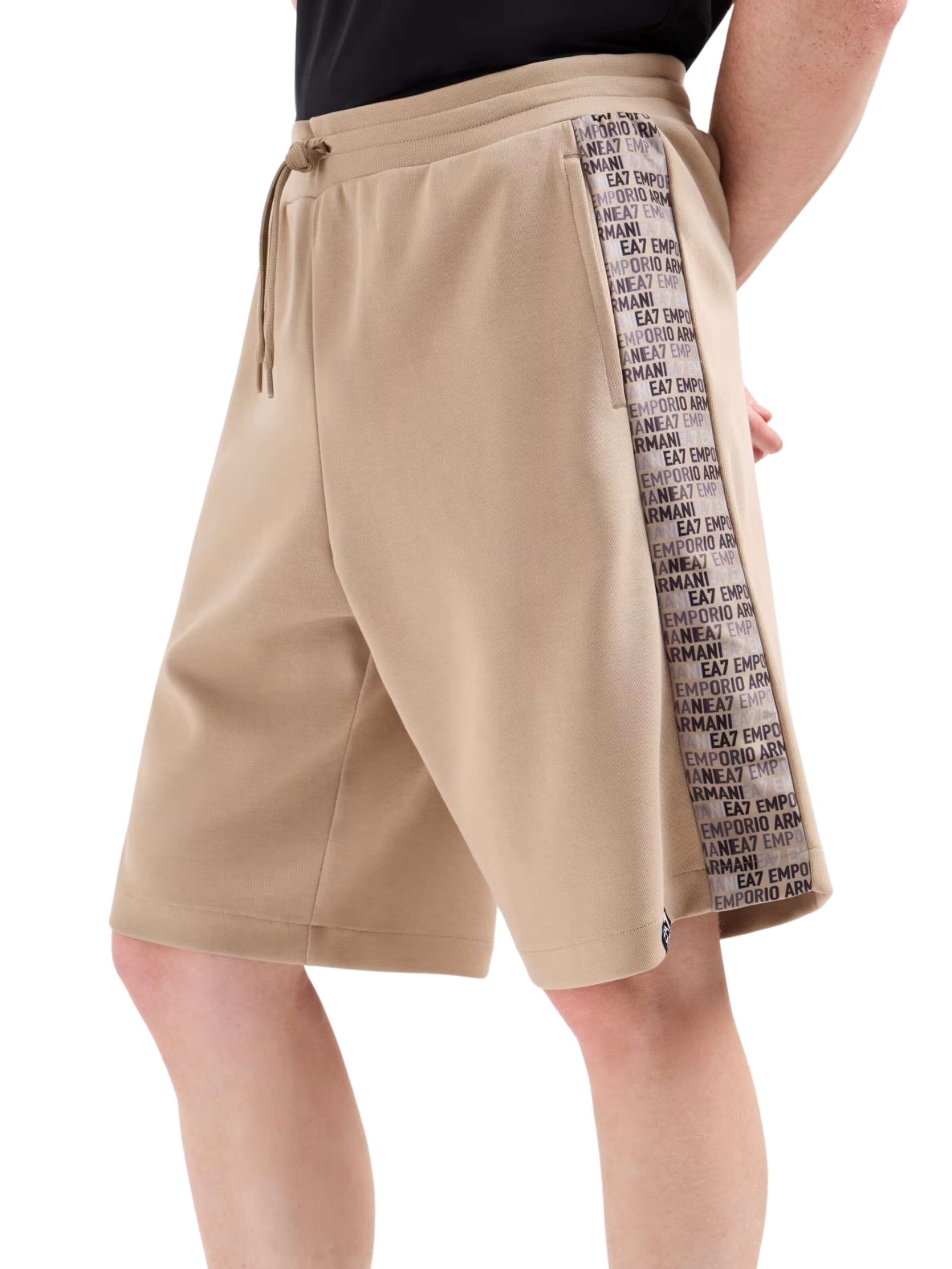 EA7 Emporio Armani Regular Trousers in Beige