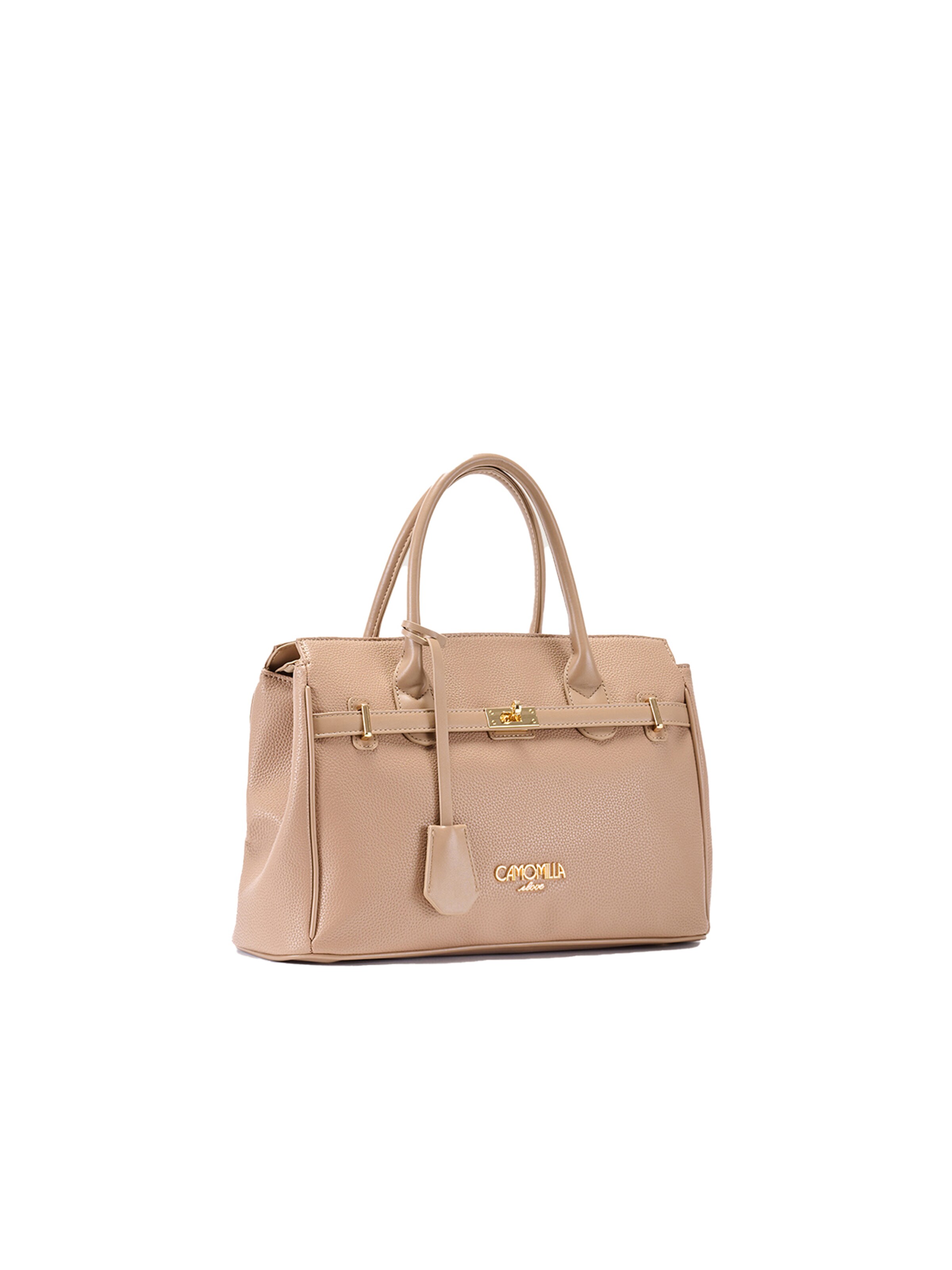 Borsa a mano di Camomilla Italia in beige: frontale