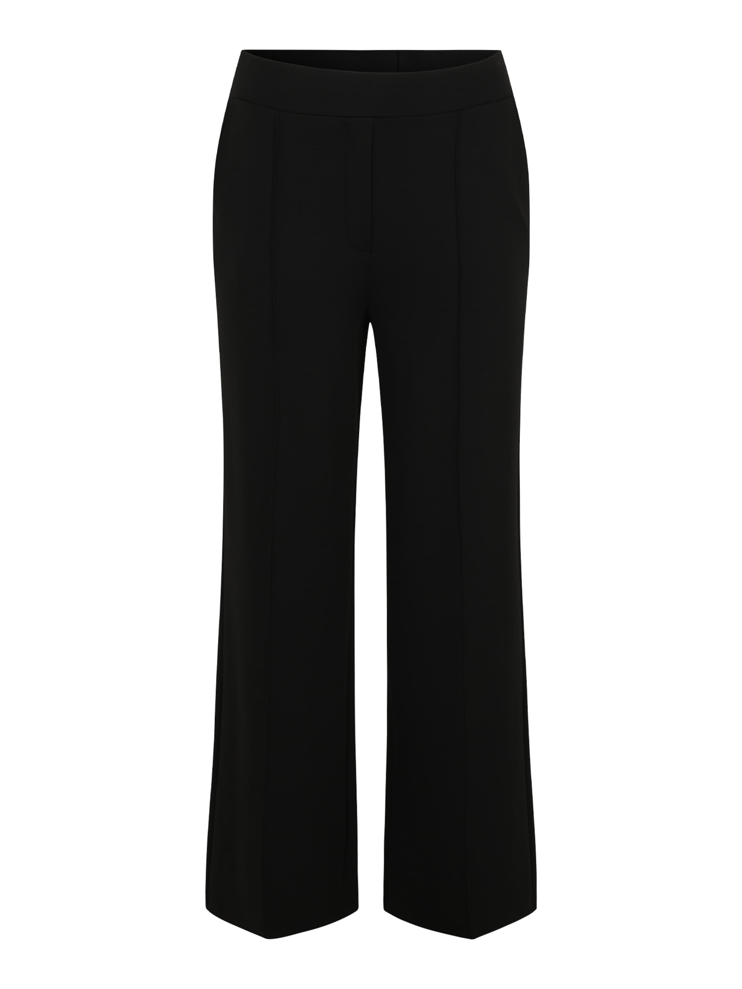 SAMOON Regular Broek in Zwart: voorkant