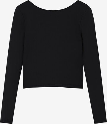 Pull&Bear Shirt in Zwart: voorkant