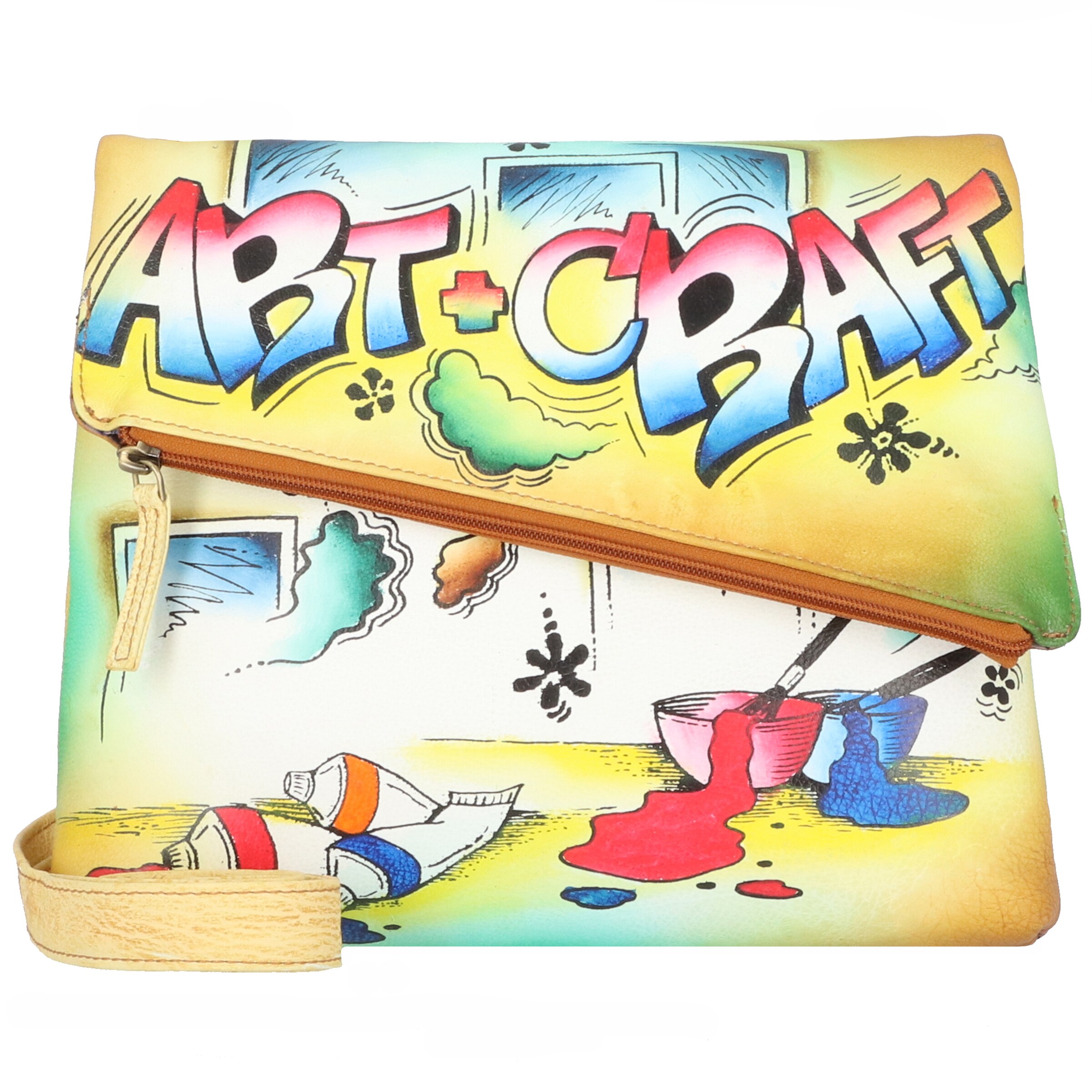 Sac à bandoulière 'Art+Craft' Greenland Nature en mélange de couleurs : devant