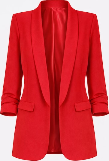 Worldclassca Blazer 'Damen Blazer 3/4 Arm mit Raffung' in 36-40 in knallrot, Produktansicht