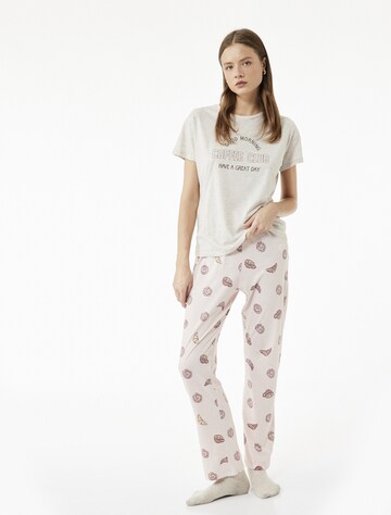 Koton Pyjama in Beige: Vorderseite