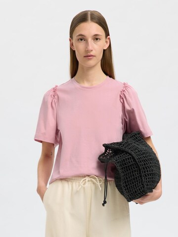 SELECTED Shirt 'SLFPenelope' in Pink: front