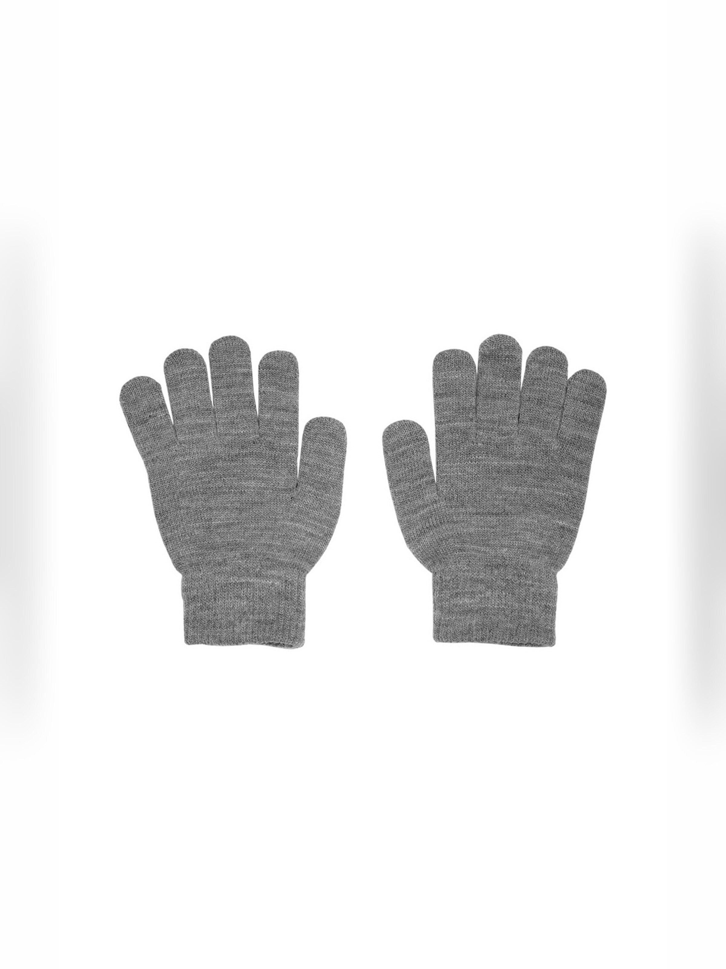 MAXIMO Handschuhe 'KIDS-Magic-Fingerhandschuhe'‌‌‌‌‌‌‌ in Grau: Vorderseite