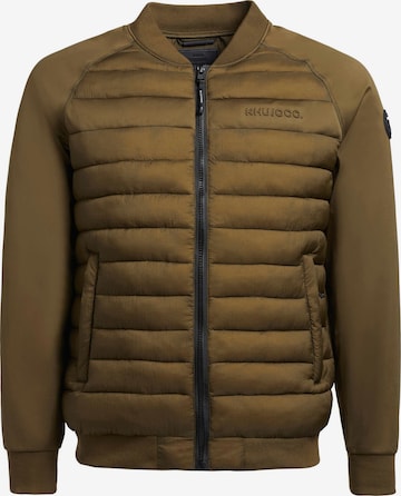 khujo Winter Jacket ' LERA ' in Green: front