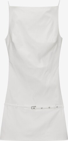 Pull&Bear Dress in White: front