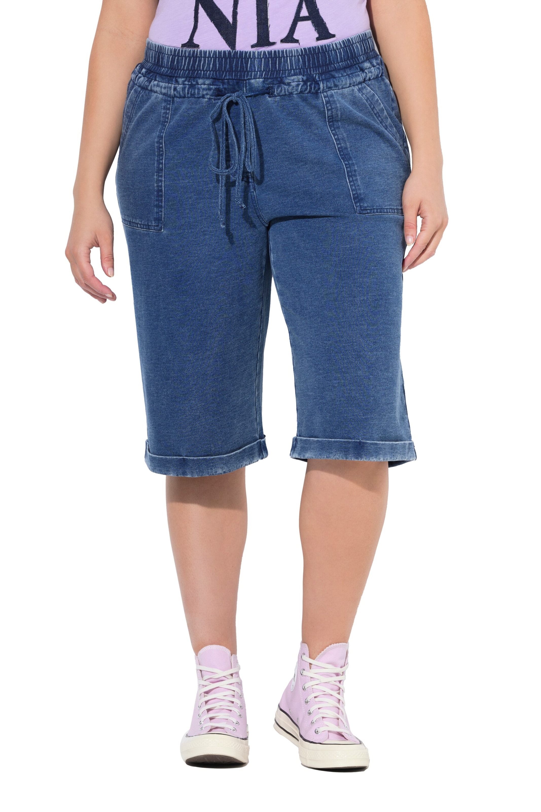 Regular Pantalon Ulla Popken en bleu : devant