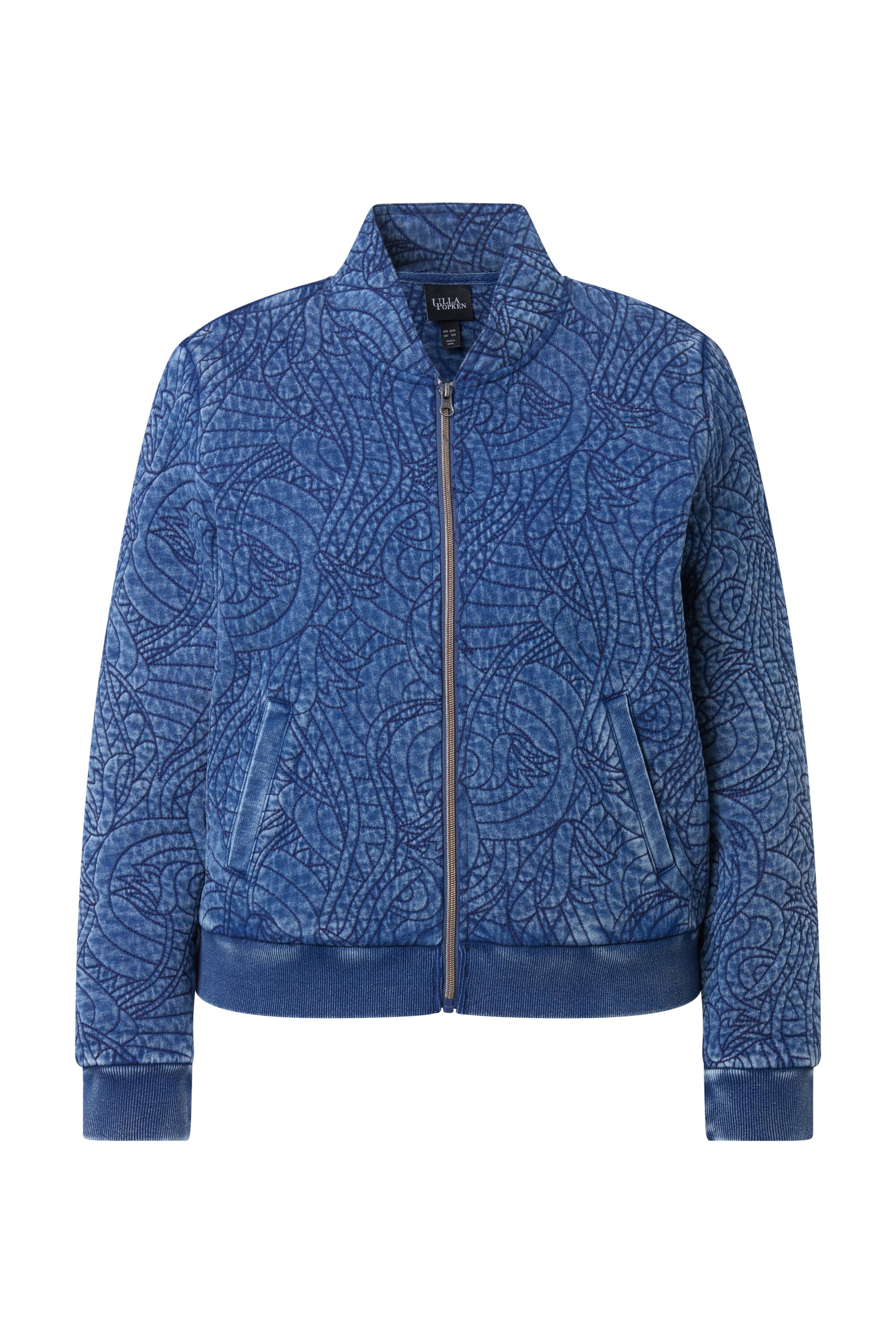 Ulla Popken Between-season jacket in Blue: front