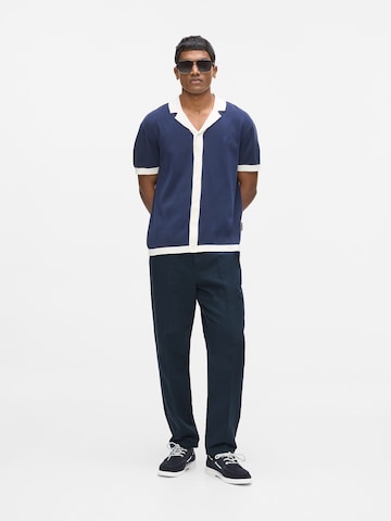Karl Lagerfeld Regular Trousers with creases in Blue