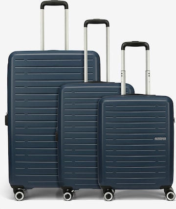 Ensemble de bagages 'Aerojoy' American Tourister en bleu : devant