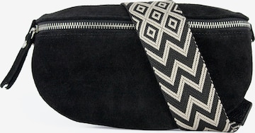 lePelou - Riñonera 'NOA small' en negro: frente