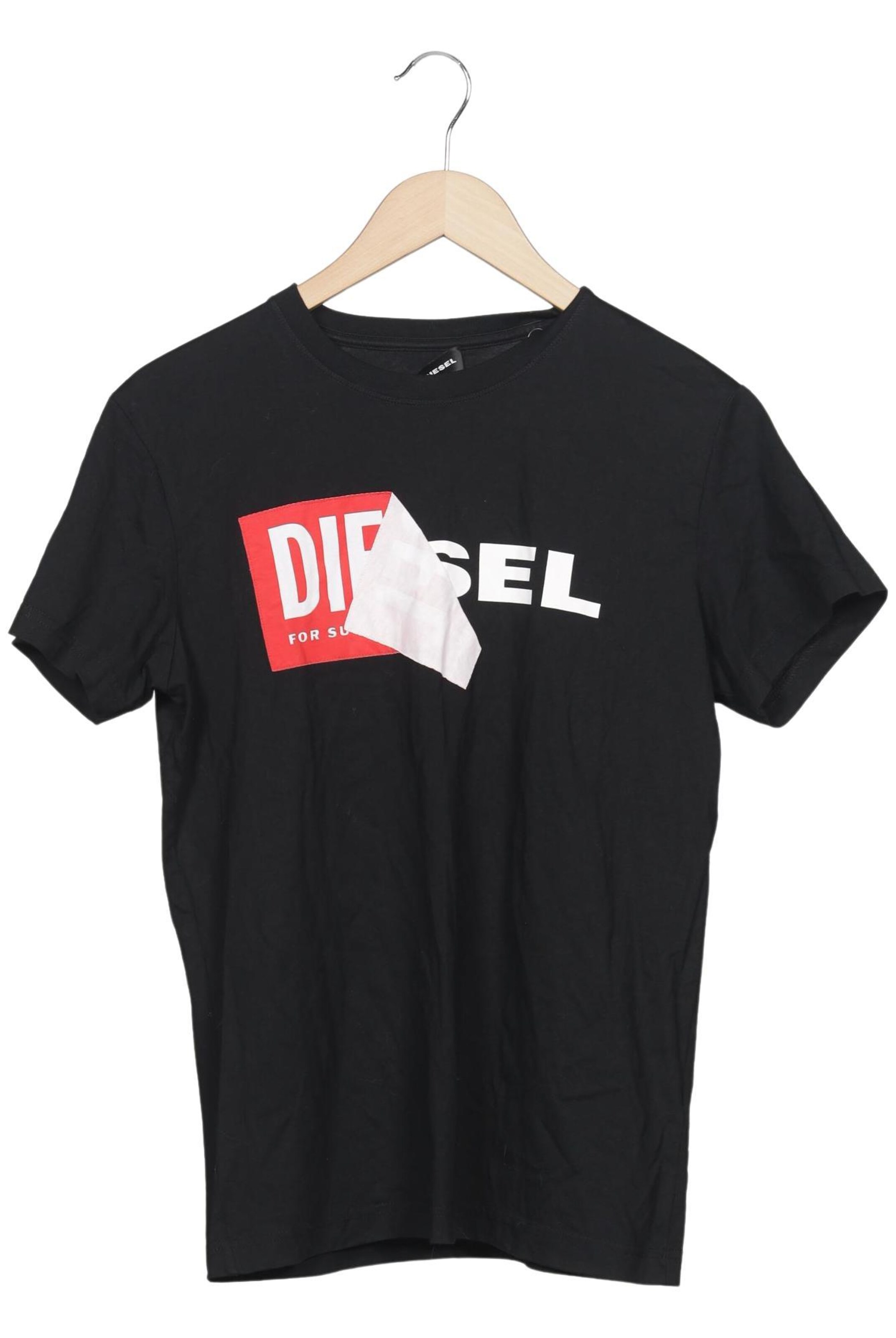 DIESEL T-Shirt M in Schwarz: Vorderseite