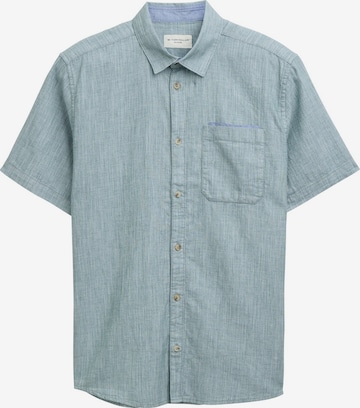 TOM TAILOR Overhemd in Groen: voorkant