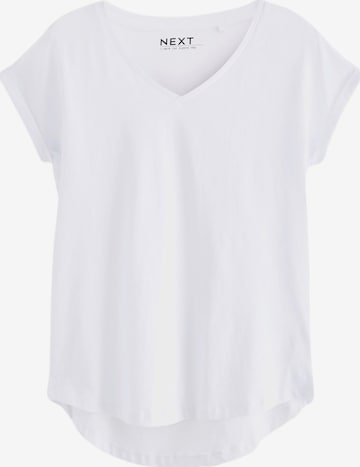 T-shirt Next en blanc : devant