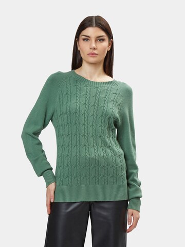 Influencer Sweater in Green: front